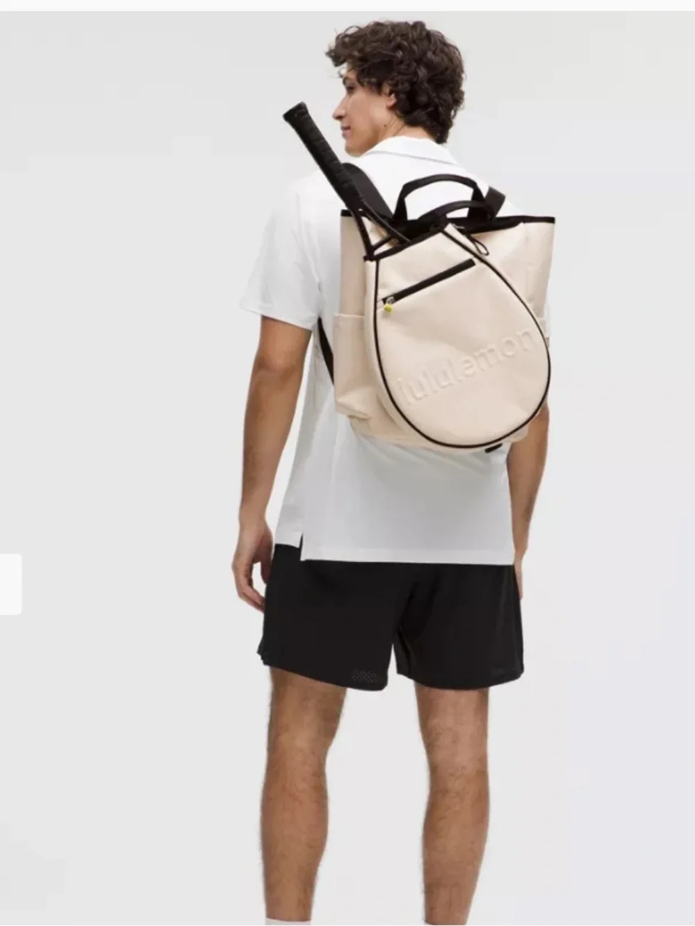 lululemon athletica White Athletic Racket Bag DESIGNED FOR TENNIS